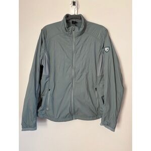 Kuhl Womens Full Zip Fleece Lined Jacket Sage Green Outdoor Hiking Coat XL